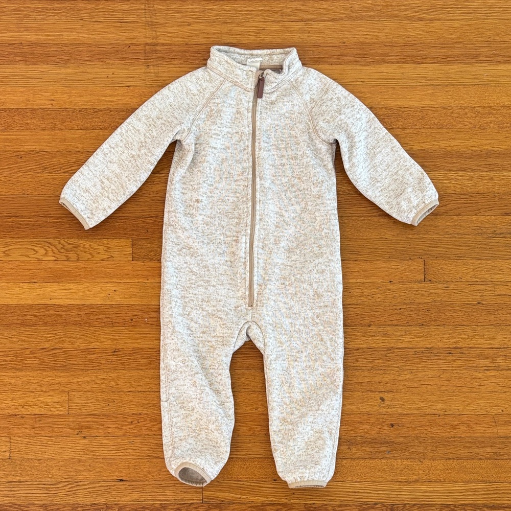 H&M Cream Kids Footie One Piece